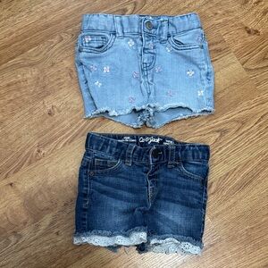 Cat & Jack Light Blue and Dark Blue Kids Shorts
